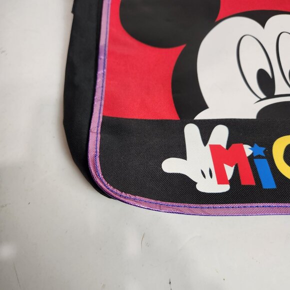 Disney Mickey Mouse Back Pack Messenger Tablet School Bag NWT - Picture 5 of 13